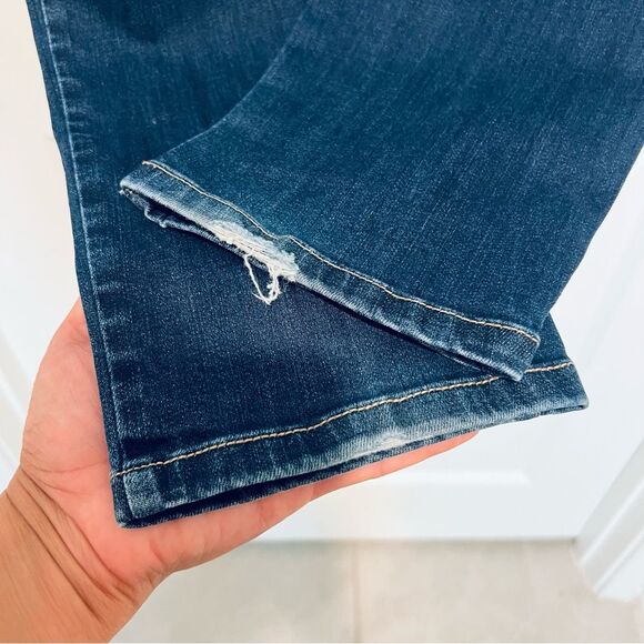 Chico's Women's Platinum Jeggings in Sz. 2 (US-12) Blue Skinny Jeans Dark Wash - Picture 6 of 9